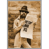 Placa Decorativa Raul Seixas Poster Quadro A1 84x60cm 03