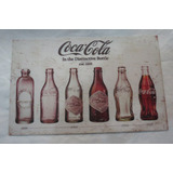 Placa Decorativa Vintage Retro Bar Coca