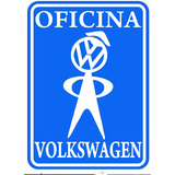 Placa Decorativa Vw Fusca Kombi Air Cooled Volkswagen Ofici