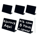 Placa Display Mesa Buffet Vitrine Self service Preços Kit 5