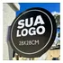 Placa Dupla Face Uso Externo 35x35cm
