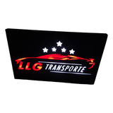 Placa Em Acm Luminosa Para Fachada Com Sua Marca 30cmx50cm