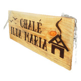Placa Em Madeira Pinus