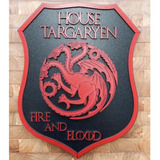 Placa Escudo House Targaryen