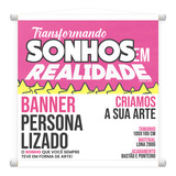 Placa Faixa Banner Personalizado 100x100 Cm