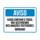 Placa Favor Conferir O