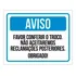 Placa Favor Conferir O Troco Não Aceitaremos Reclamações