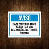 Placa Favor Conferir O