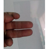 Placa Folha Petg Cristal Transparente 1mm X 60cm X