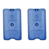 Placa Gelo x Gel Reutilizável 500ml Kit C 2 Unid 17x10x3cm