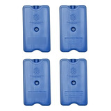 Placa Gelo x Gel Reutilizável 500ml Kit C 4 Unid 17x10x3cm