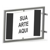 Placa Giratória 20x25cm Chapa Galvanizada Ledmaisled
