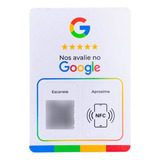 Placa Google Avaliacao Com