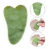 Placa Gua Sha De Jade Massagem Facial Medicina Chinesa