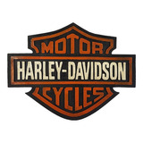Placa Harley Davidson Para Decoração De Resina Retro Vintage
