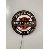 Placa Harley Decorativa Moto