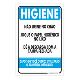Placa Higiene Mantenha Este