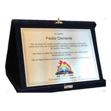 Placa Homenagem Pastor