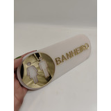 Placa Identificação Porta Letreiro Banheiro Toilet 30x15cm