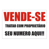 Placa Imobiliária Vende se Casa Apartamento Terreno Sítio