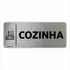 Placa Indicação Setor Portas - Cozinha - 8x20cm