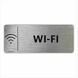 Placa Indicação Setor Portas - Wi-fi - 8x20cm - Wifi