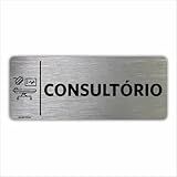 Placa Indicação Setor Portas Consultório Cirurgia 8x20cm