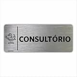 Placa Indicação Setor Portas Consultório Dentista 8x20cm