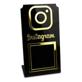 Placa Instagram Qr Code