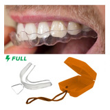 Placa Inter Oclusal Anti Bruxismo 1 Placa Moldável Estojo