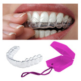 Placa Inter Oclusal Anti Bruxismo 1 Placa Moldável Estojo