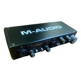 Placa Interface M Audio M Track Plus 2 Modelo Novo Usada 2x2