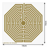 Placa Labirinto De Amiens Radiestesia Radiônica
