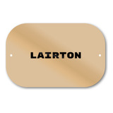 Placa Lairton Recordar Academia Mdf Armário Diy 14x9