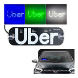 Placa Led Carro Uber
