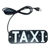 Placa Led Escrita Taxi