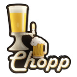 Placa Led Luminoso Chopp Bar Churrasco Decor Cerveja Restaur