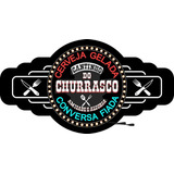 Placa Led Retro Decorativa Cantinho Do Churrasco Cerveja