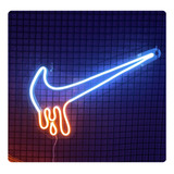 Placa Logo Nike Neon Led Letreiro Luminoso Air Jordan Tenis