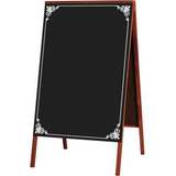 Placa Lousa Quadro Cavalete De Calçada P  Propaganda Preto