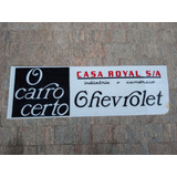 Placa Luminosa Chevrolet Casa
