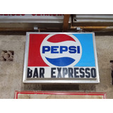 Placa Luminosa Pepsi Antiga