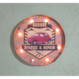 Placa Luminoso D Carro Antigo Service
