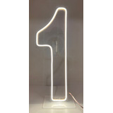 Placa Luminoso Neon Led Números 0 A 9 70cm Aniversário