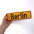 Placa Madeira Berlin Madeira 29 Cm X 9 Cm