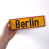Placa Madeira Berlin Madeira