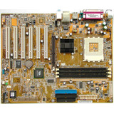 Placa Mãe 462 Asus A7v8x x Offboard Processador Sempron