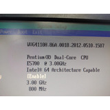 Placa Mãe 775 Processador Pentium Dual Core E5700 2gb