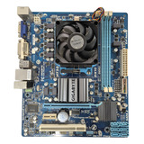 Placa Mãe Am3 Gigabyte Ga 78lmt s2p Com Processador Athlon