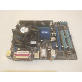 Placa Mãe Asus P5g41t m 775 Ddr3 Proc dual Core 4gb Mem Ram